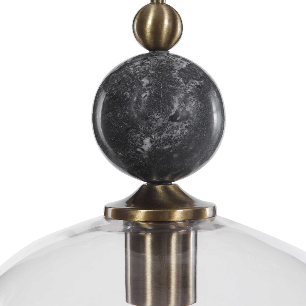 Mendota 1 Light Glass Pendant - Bombay Mercantile