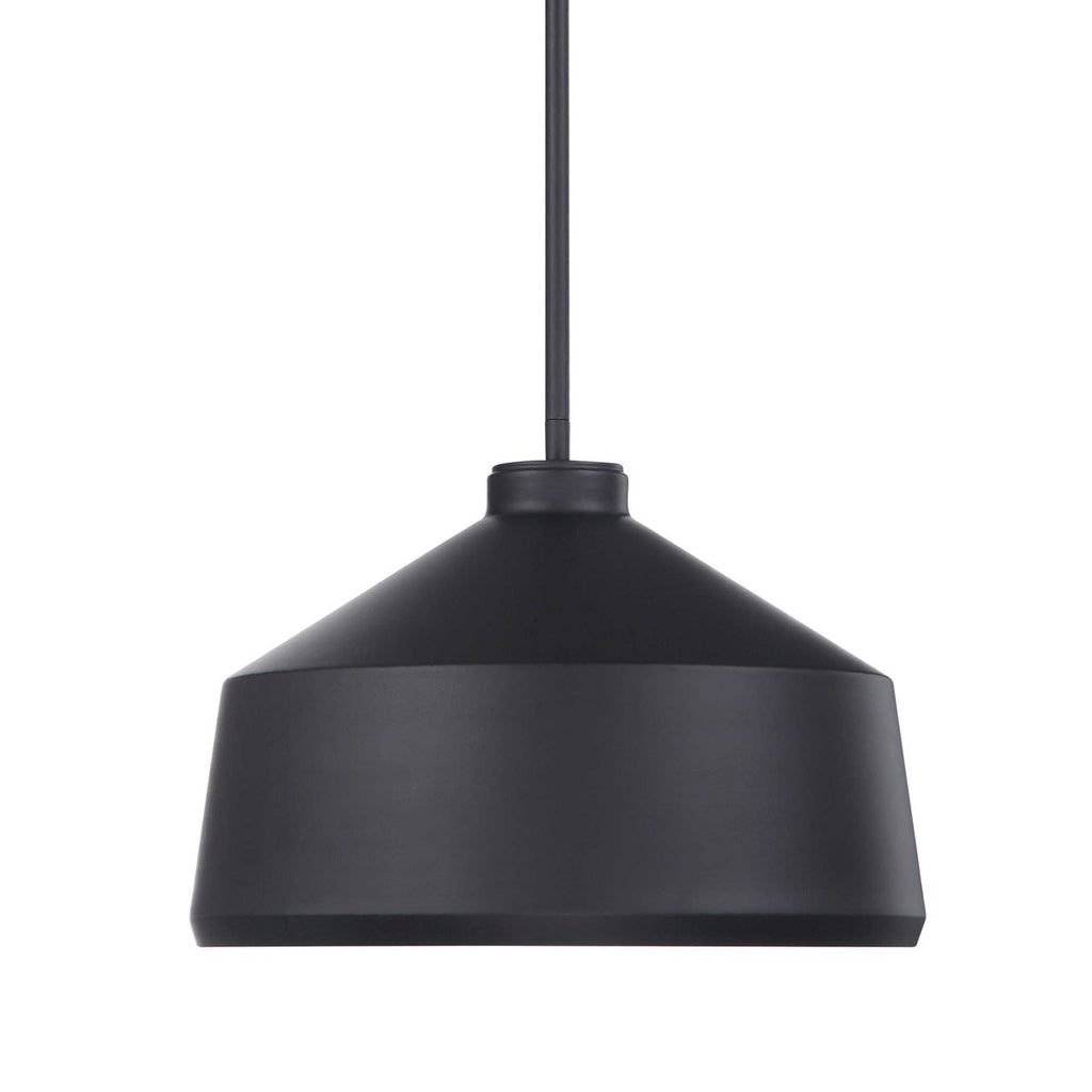 Holgate 1 Light Black Pendant - Bombay Mercantile
