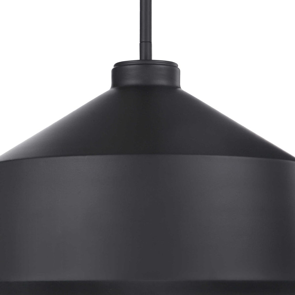 Holgate 1 Light Black Pendant - Bombay Mercantile