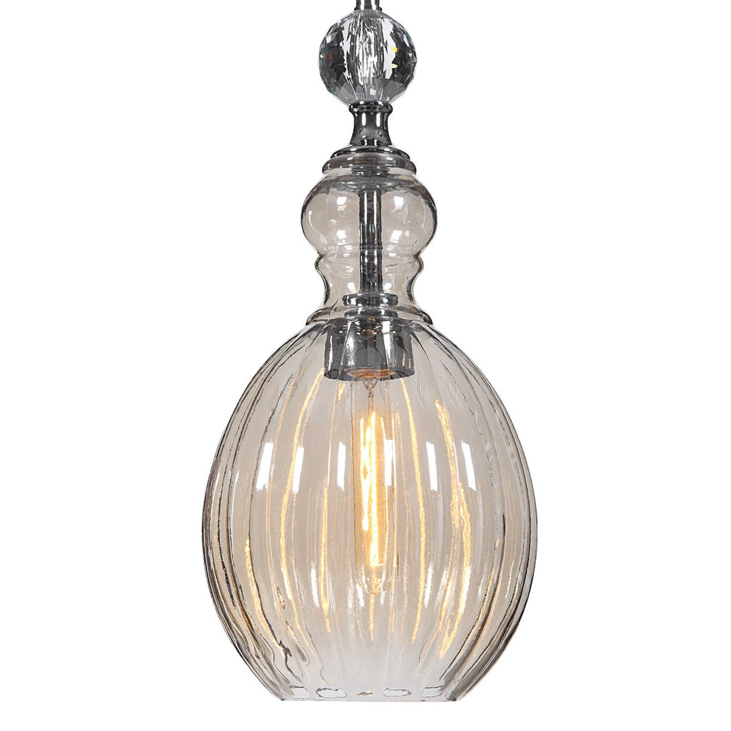 GiGi 1 Light Glass Mini Pendant - Bombay Mercantile
