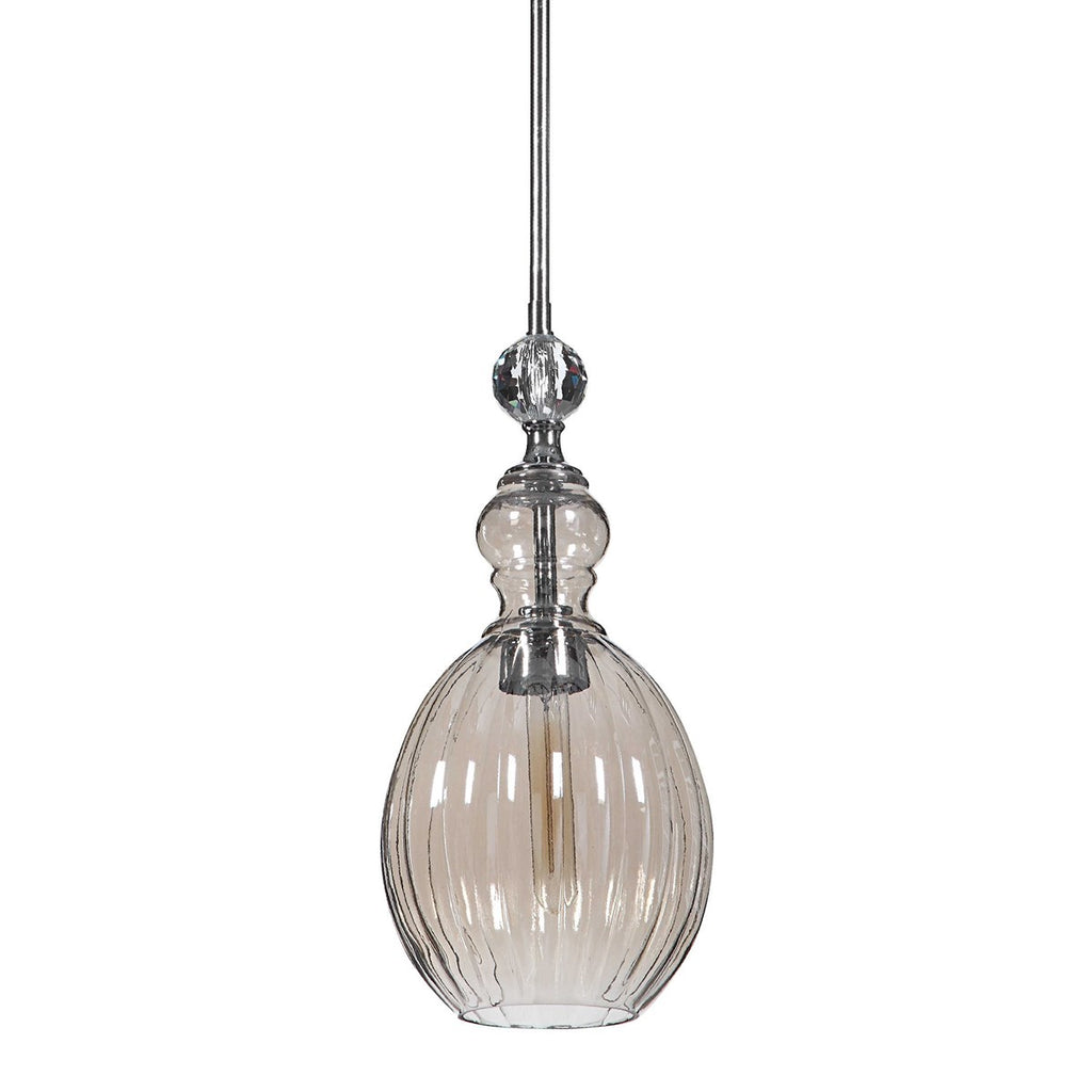 GiGi 1 Light Glass Mini Pendant - Bombay Mercantile