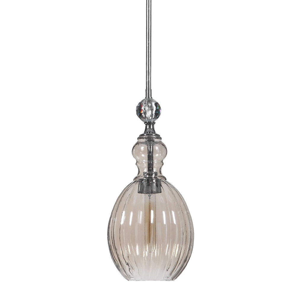 GiGi 1 Light Glass Mini Pendant - Bombay Mercantile