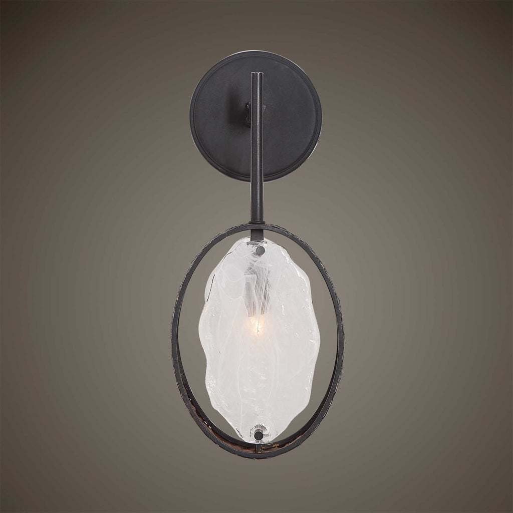 Maxin Dark Bronze 1 Light Sconce - Bombay Mercantile