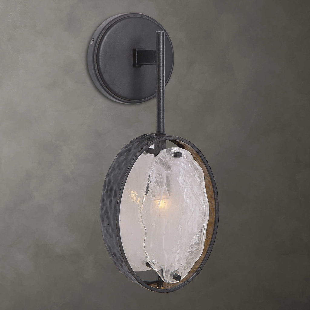 Maxin Dark Bronze 1 Light Sconce - Bombay Mercantile