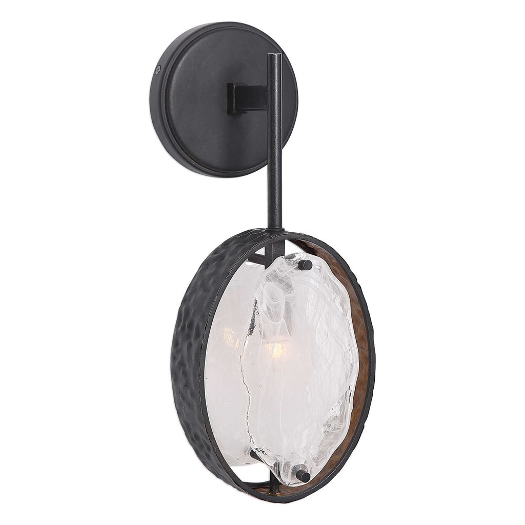 Maxin Dark Bronze 1 Light Sconce - Bombay Mercantile