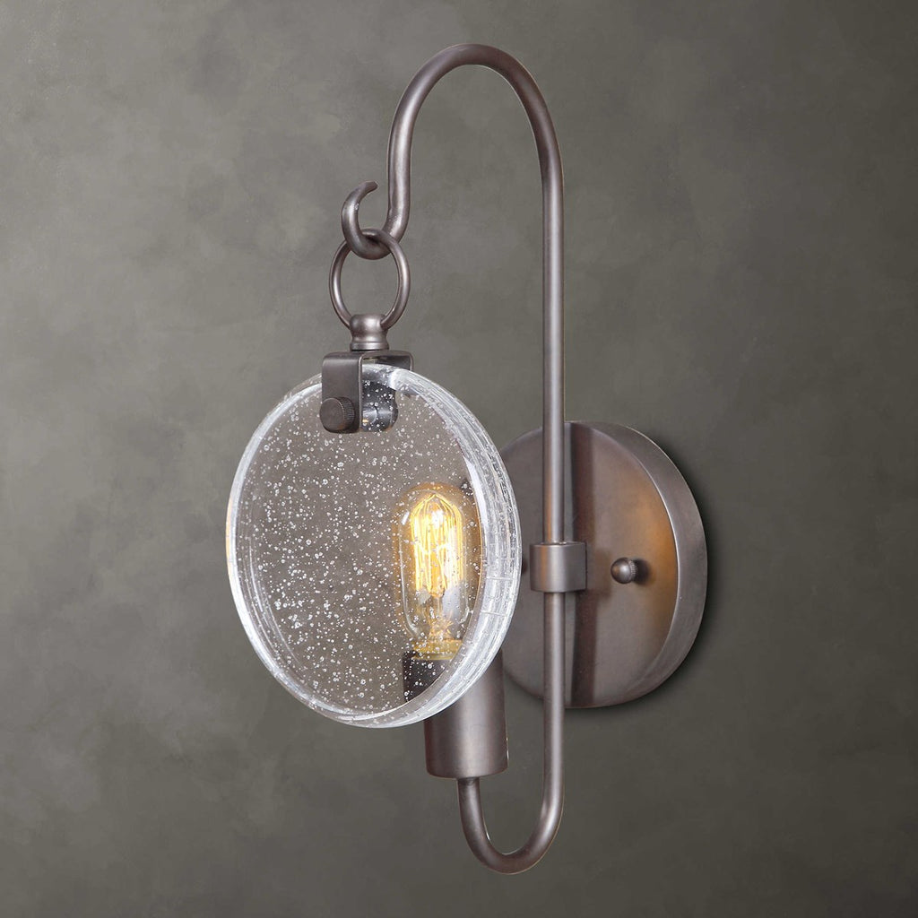 Whitten 1 Light Bronze Sconce - Bombay Mercantile