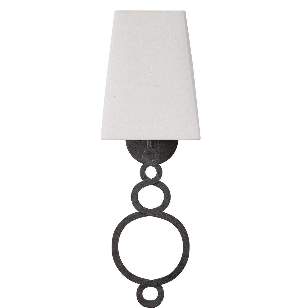 Brambleton 1 Light Bronze Sconce - Bombay Mercantile