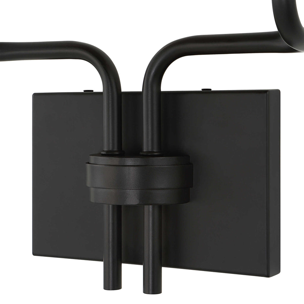 Ebony Elegance 2 Light Sconce - Bombay Mercantile