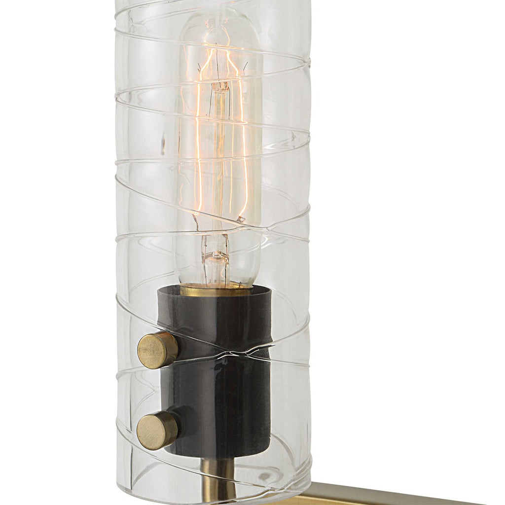 Telesto 1 Light Brass Sconce - Bombay Mercantile