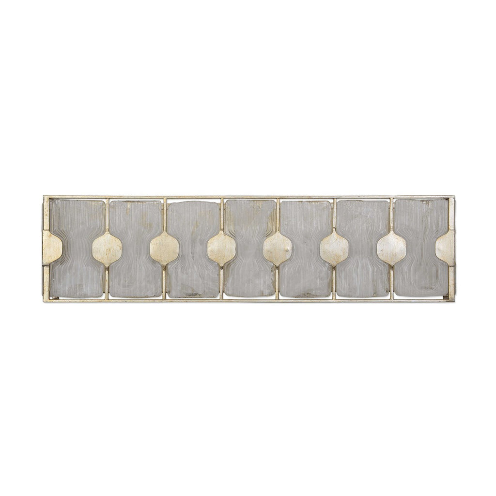 Rene 4 Light Swirl Glass Vanity - Bombay Mercantile