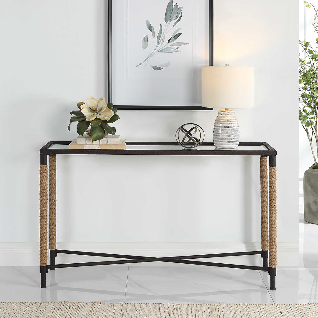 Braddock Coastal Console Table - Bombay Mercantile