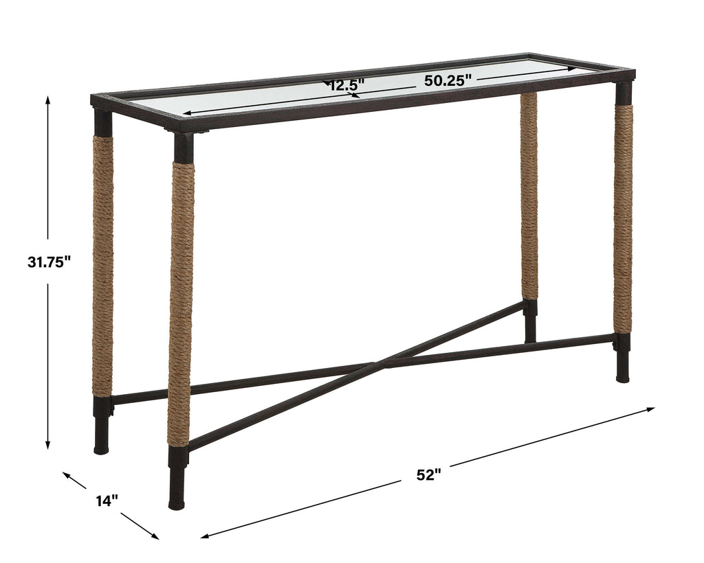 Braddock Coastal Console Table - Bombay Mercantile