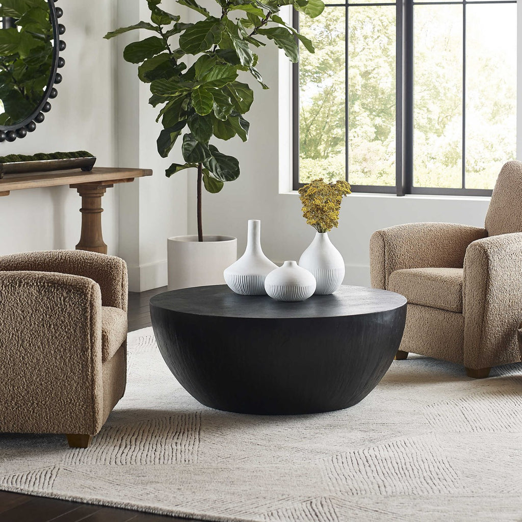 Lark Ebony Coffee Table - Bombay Mercantile