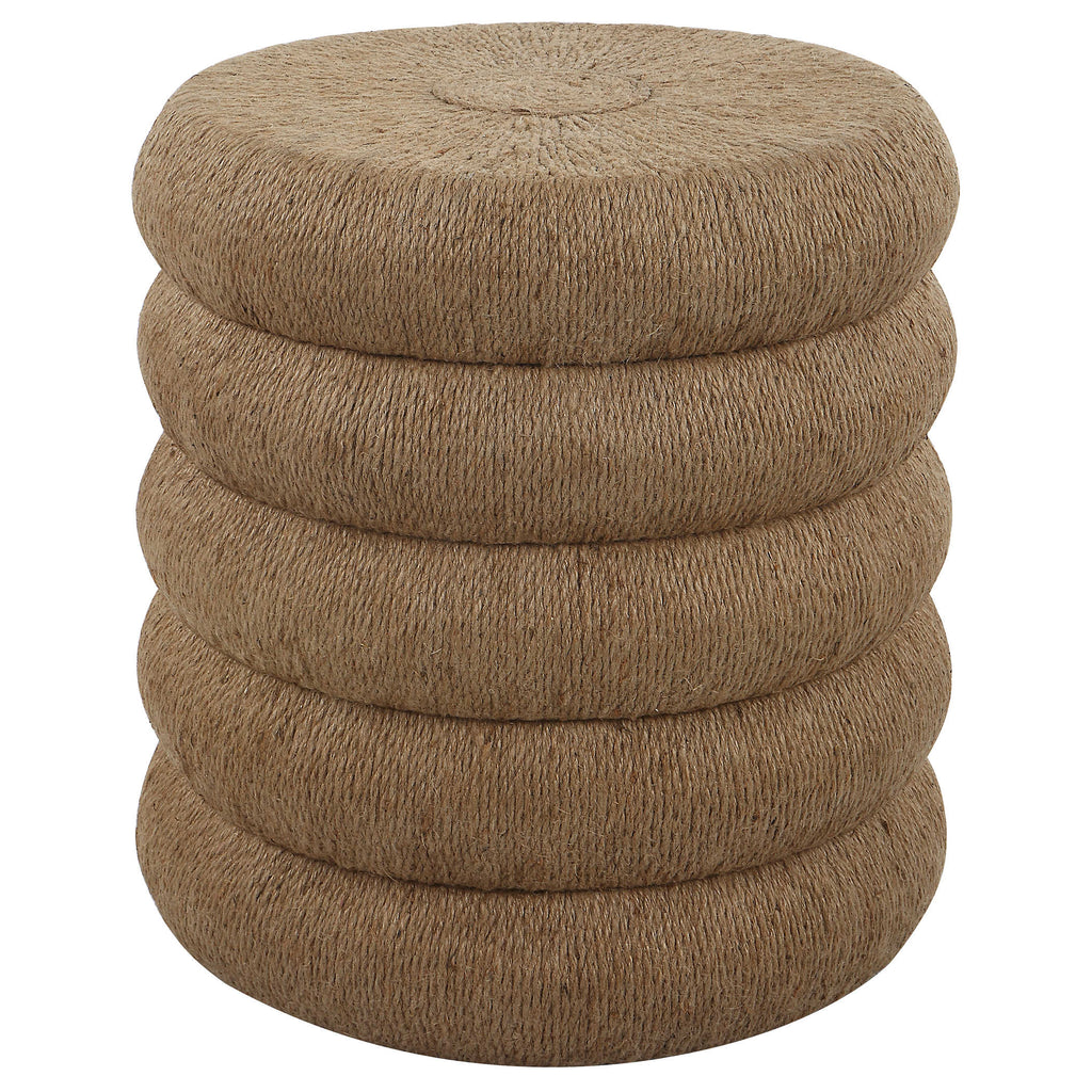 Capitan Braided Rope Side Table - Bombay Mercantile