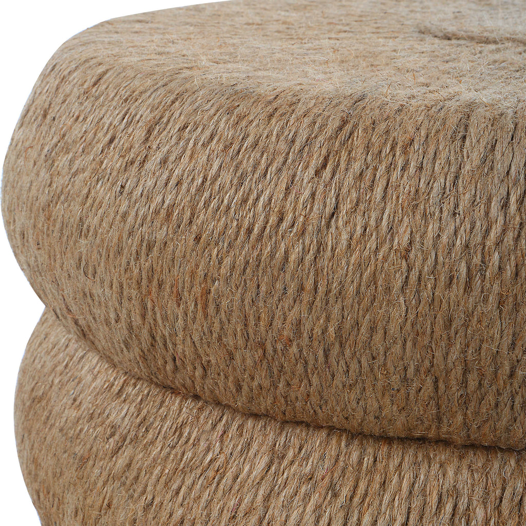 Capitan Braided Rope Side Table - Bombay Mercantile