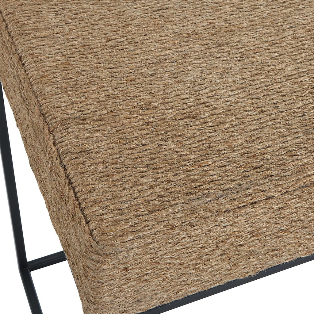 Laramie Rustic Rope Accent Table - Bombay Mercantile