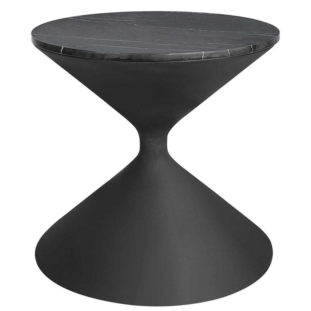Time's Up Hourglass Shaped Side Table - Bombay Mercantile