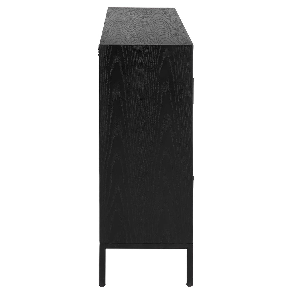 Front Range Dark Oak 2 Door Cabinet - Bombay Mercantile