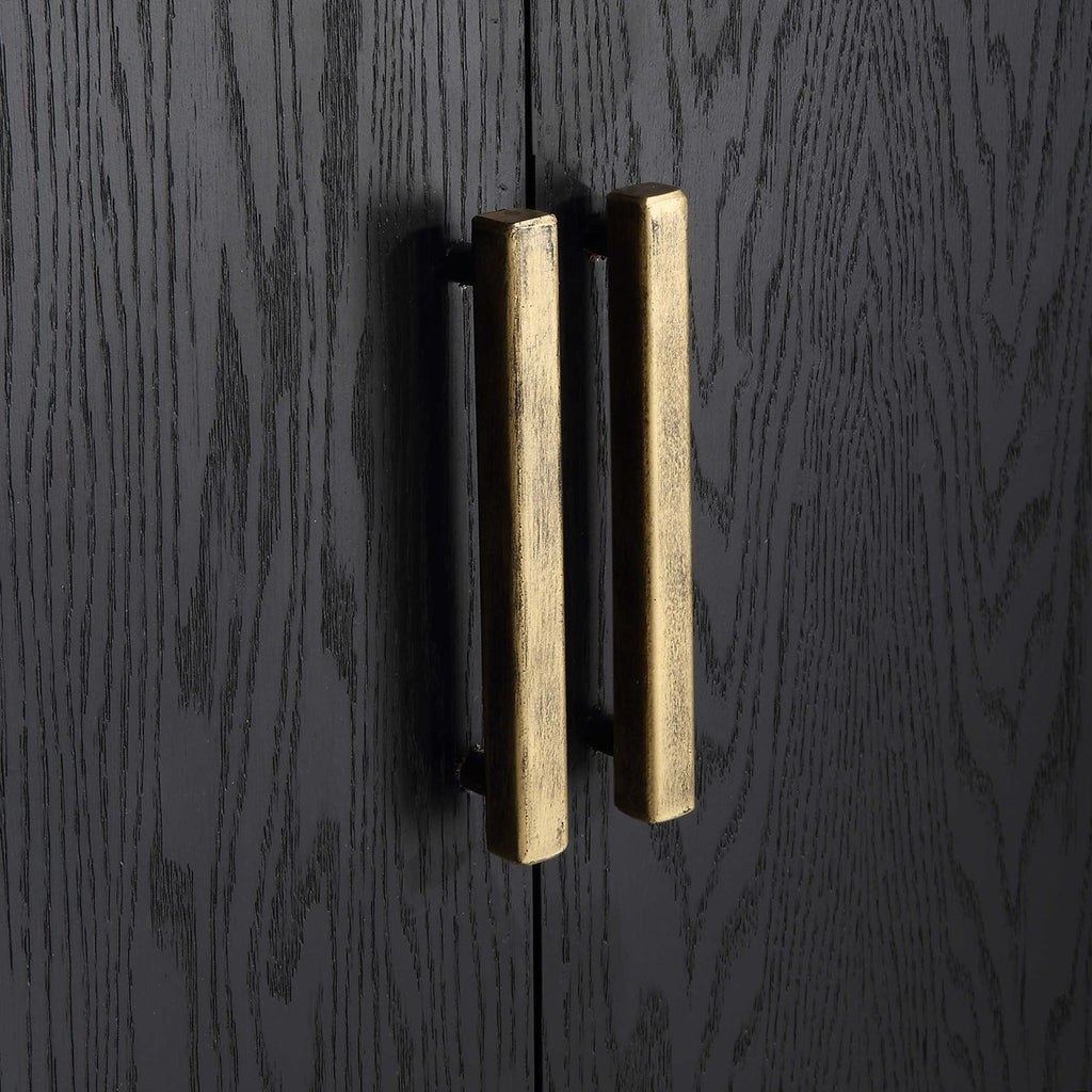 Front Range Dark Oak 2 Door Cabinet - Bombay Mercantile