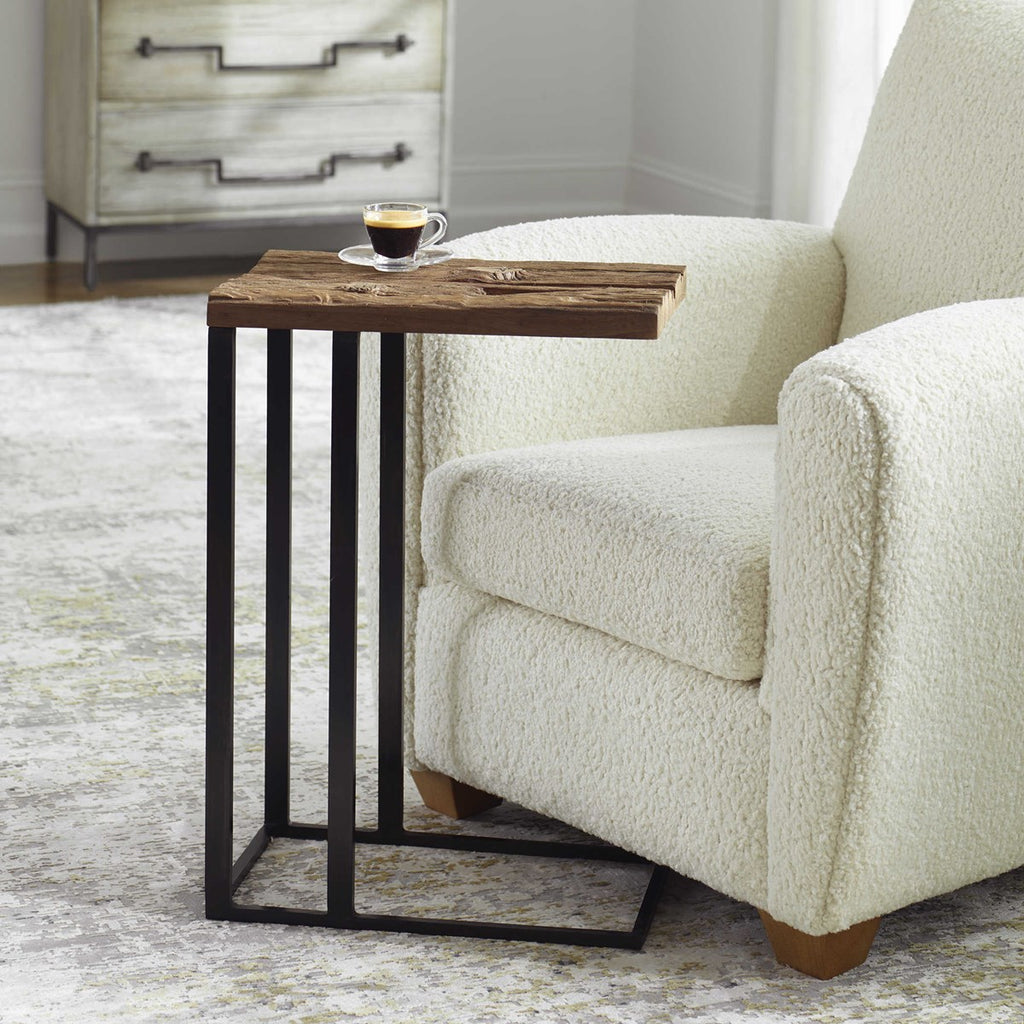 Union Reclaimed Wood Accent Table - Bombay Mercantile