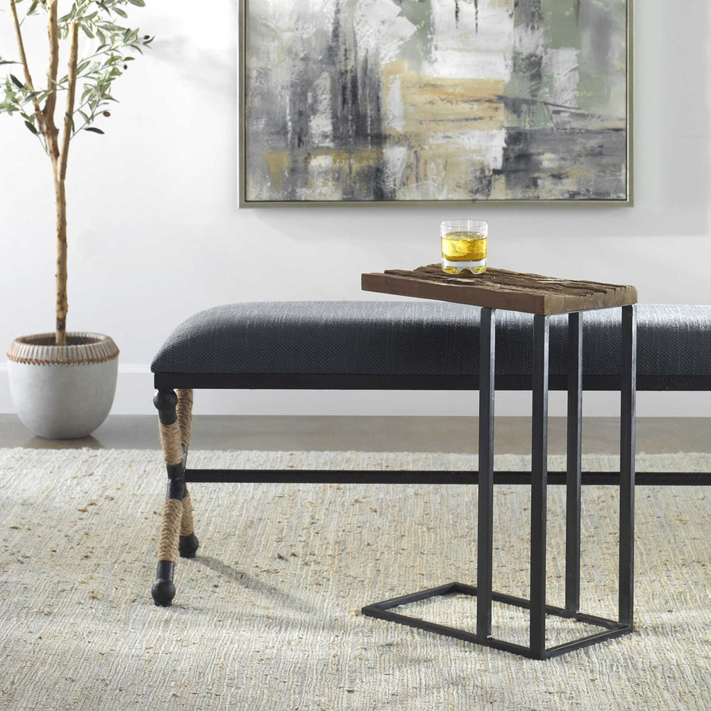 Union Reclaimed Wood Accent Table - Bombay Mercantile