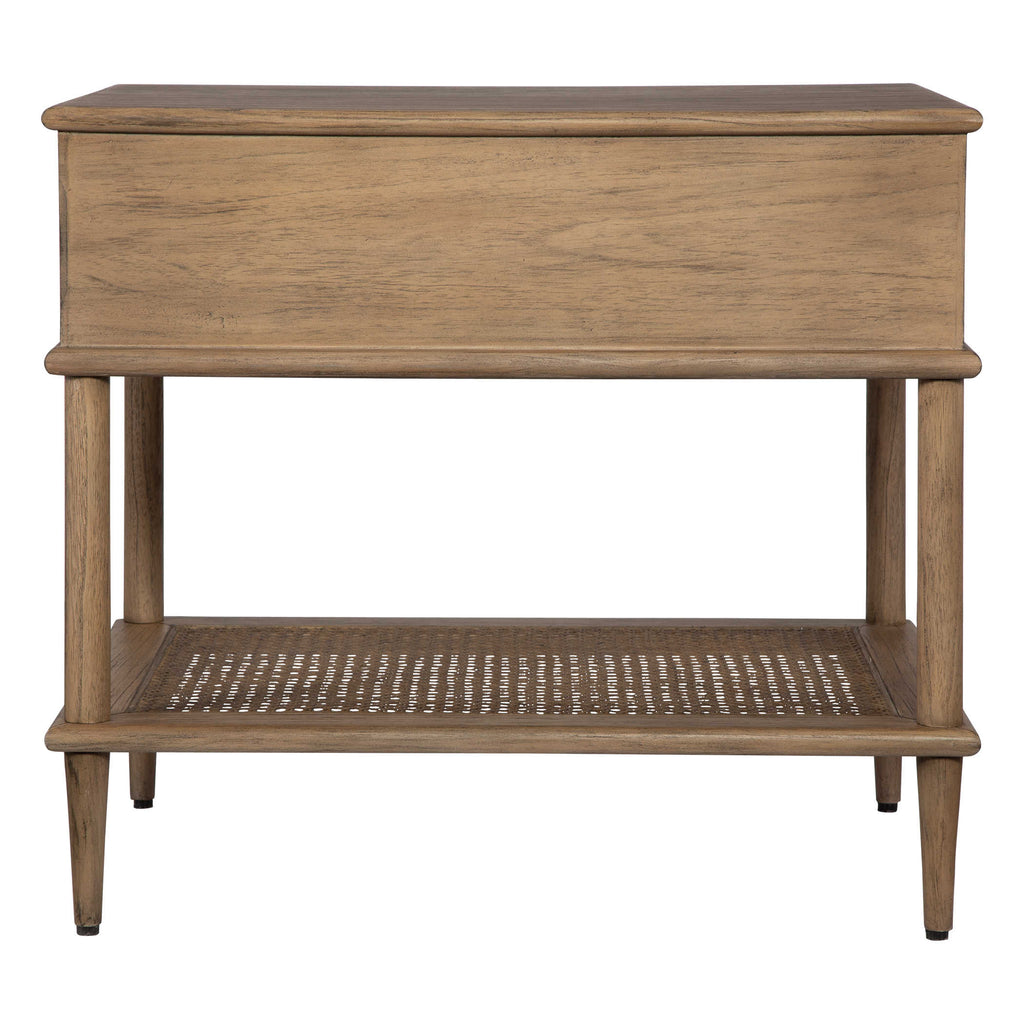 Coast Tattan Cane Side Table - Bombay Mercantile