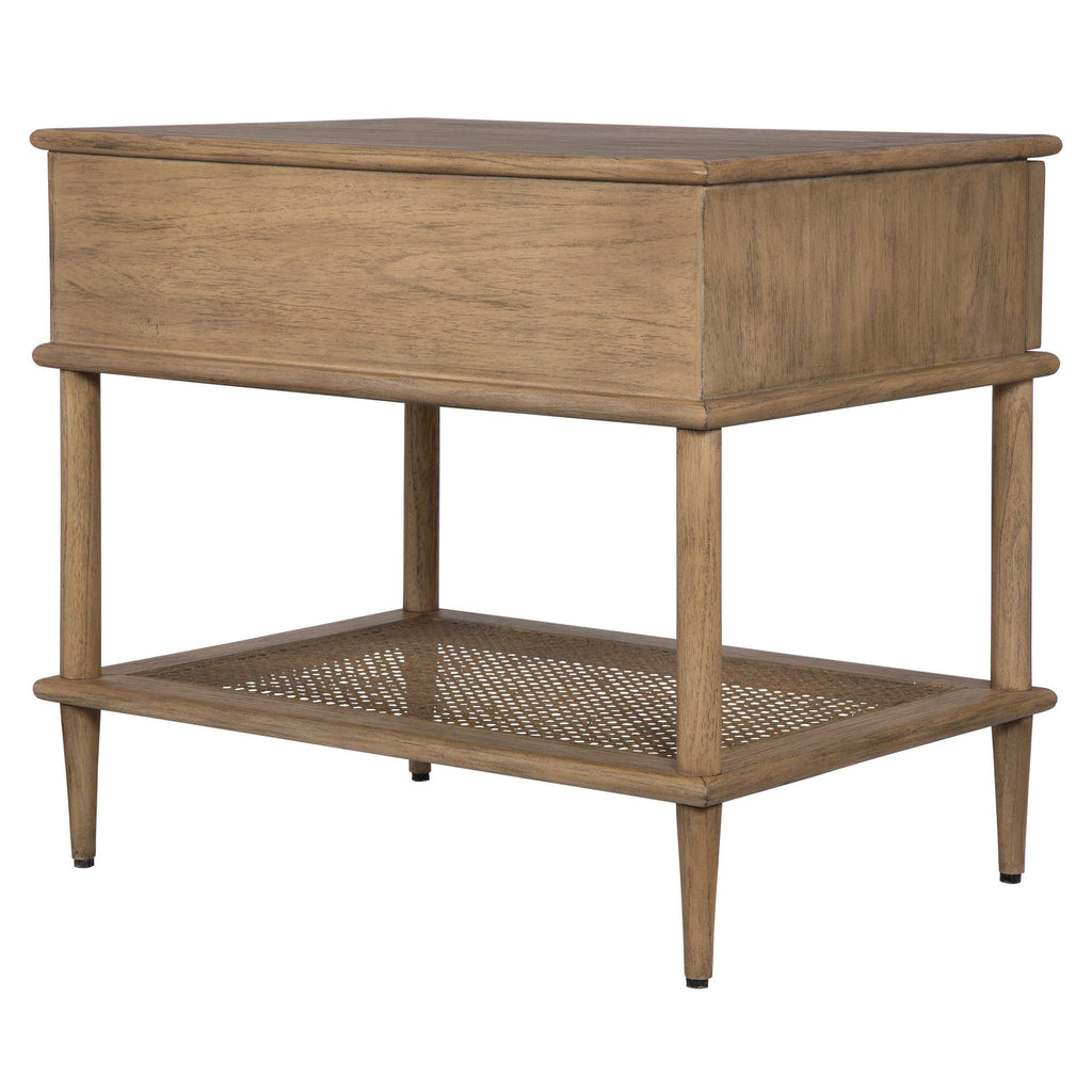 Coast Tattan Cane Side Table - Bombay Mercantile