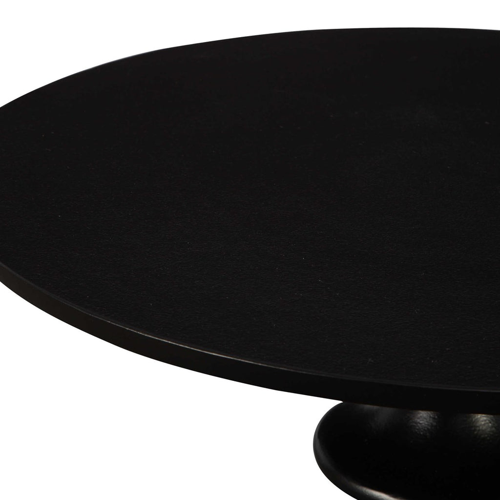Flight Textured Black Accent Table - Bombay Mercantile