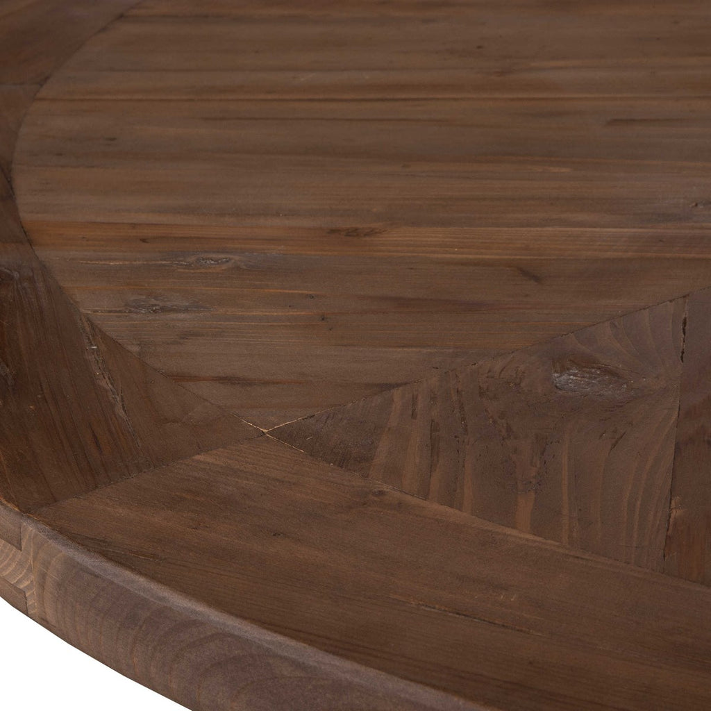 Stratford Wood Round Dining Table - Bombay Mercantile