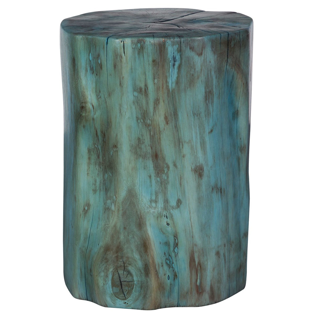 Habitat Blue Accent Stool - Bombay Mercantile