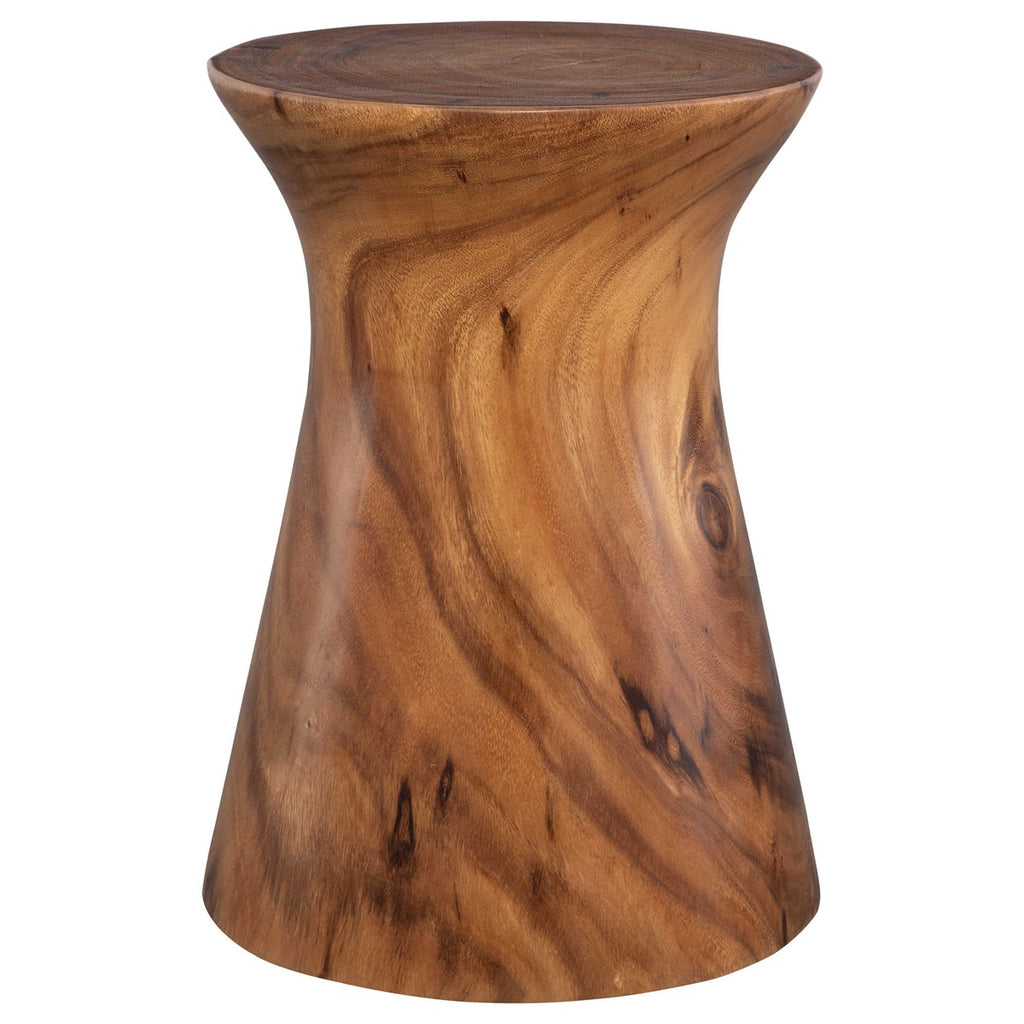 Swell Wooden Accent Table - Bombay Mercantile