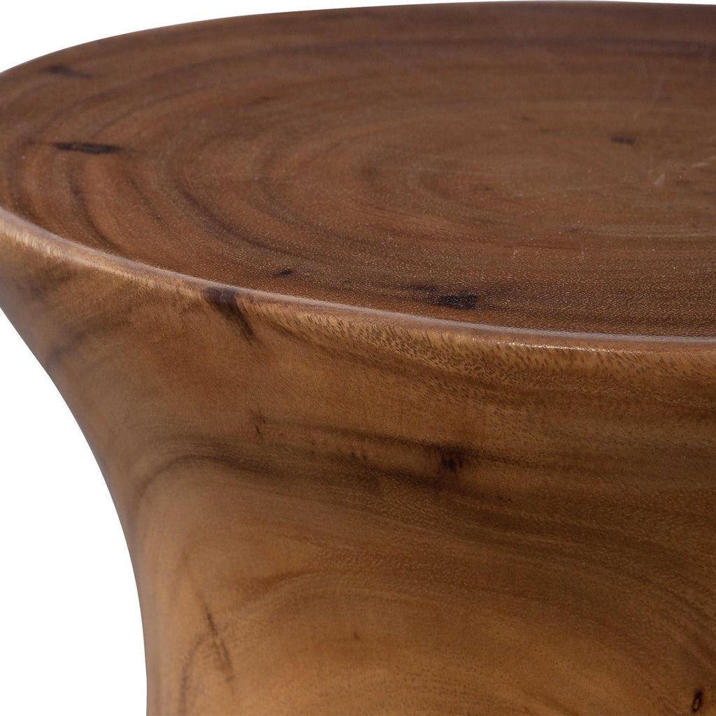 Swell Wooden Accent Table - Bombay Mercantile