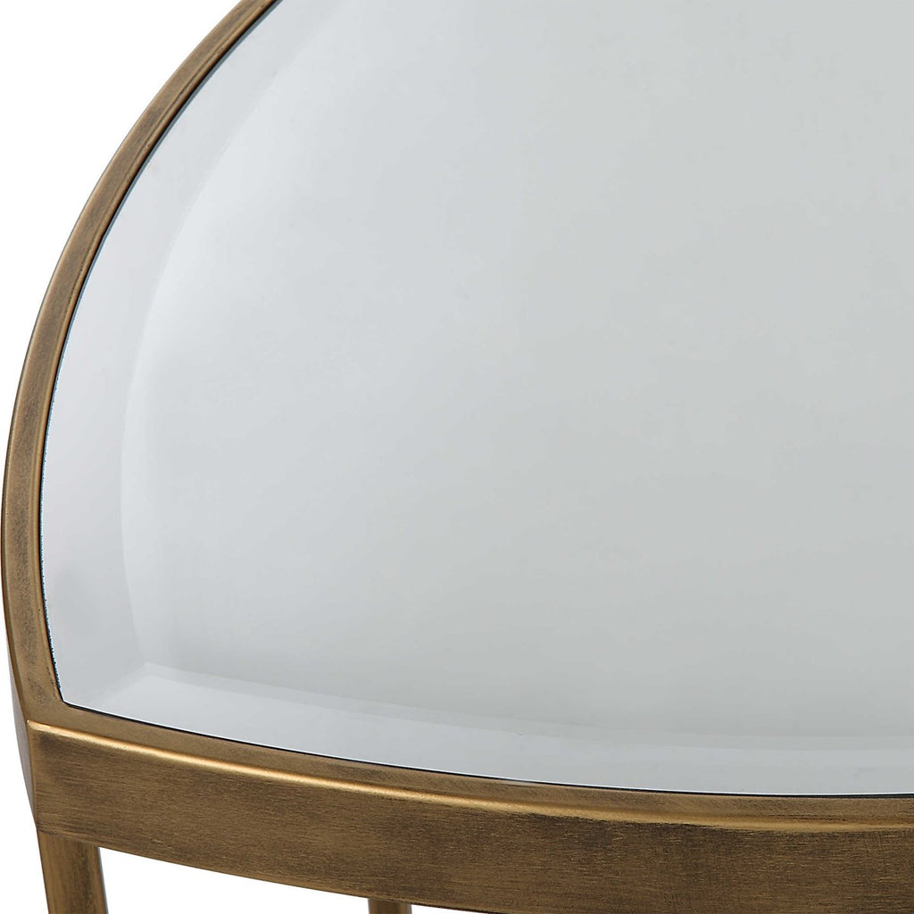 Vista Gold Nesting Tables, Set Of 2 - Bombay Mercantile