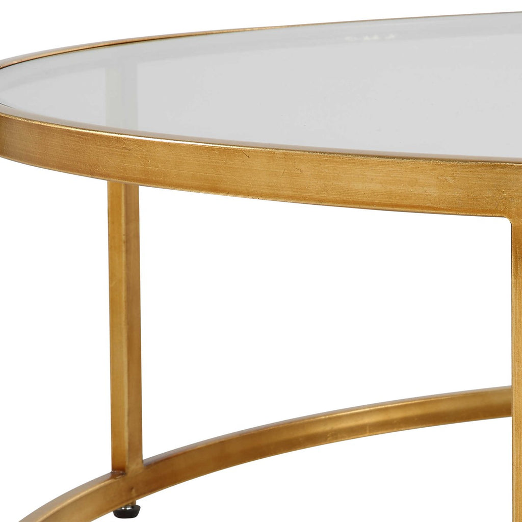 Radius Modern Circular Coffee Table - Bombay Mercantile