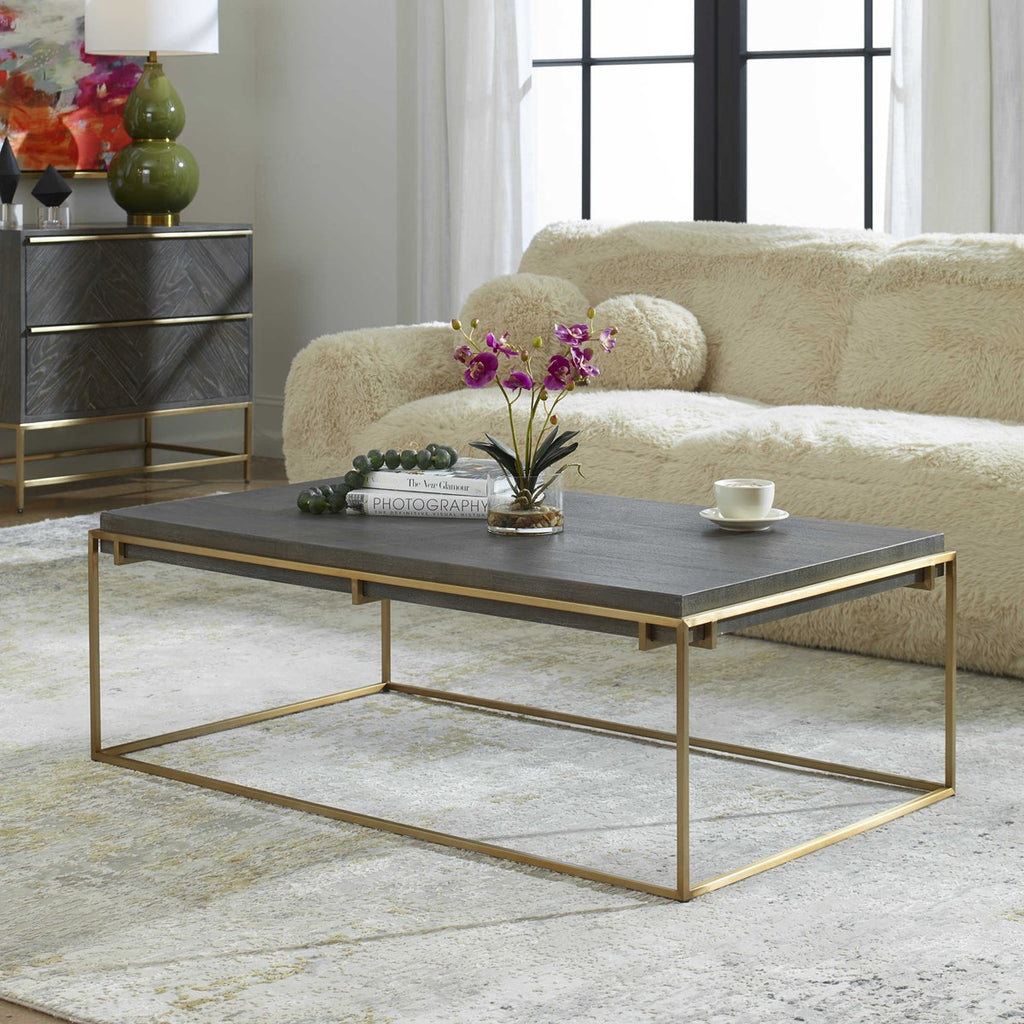 Surround Sark Walnut Coffee Table - Bombay Mercantile