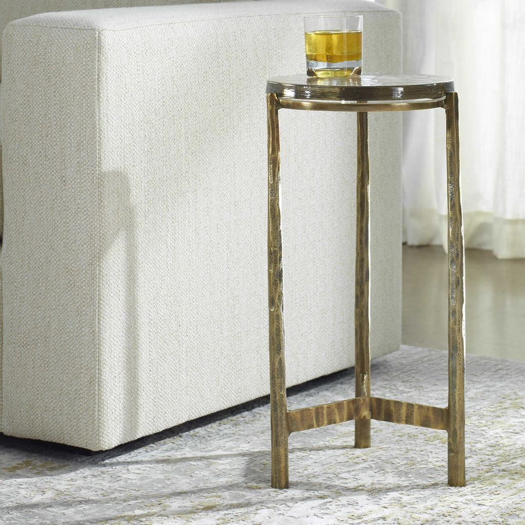 Eternity Brass Accent Table - Bombay Mercantile