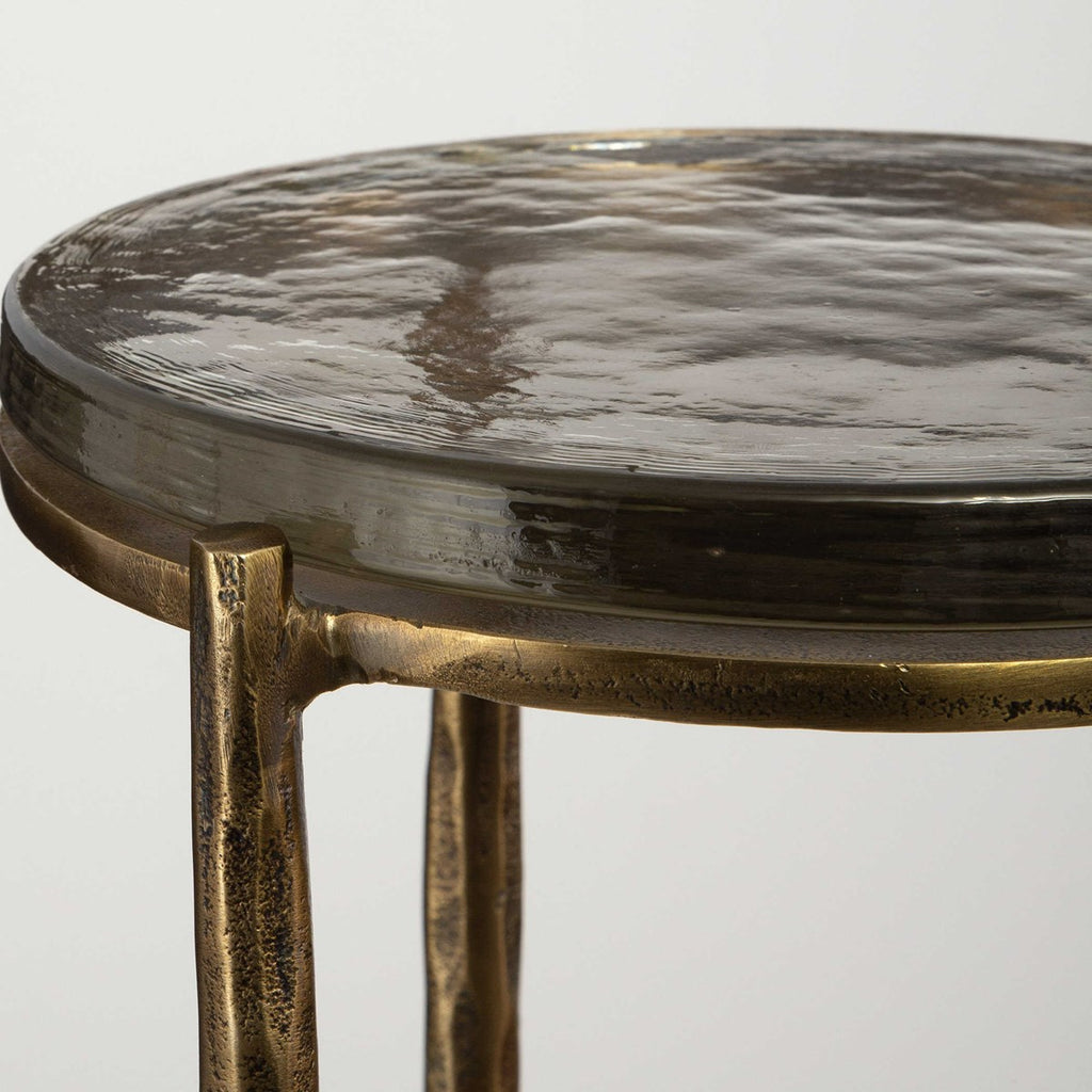 Eternity Brass Accent Table - Bombay Mercantile