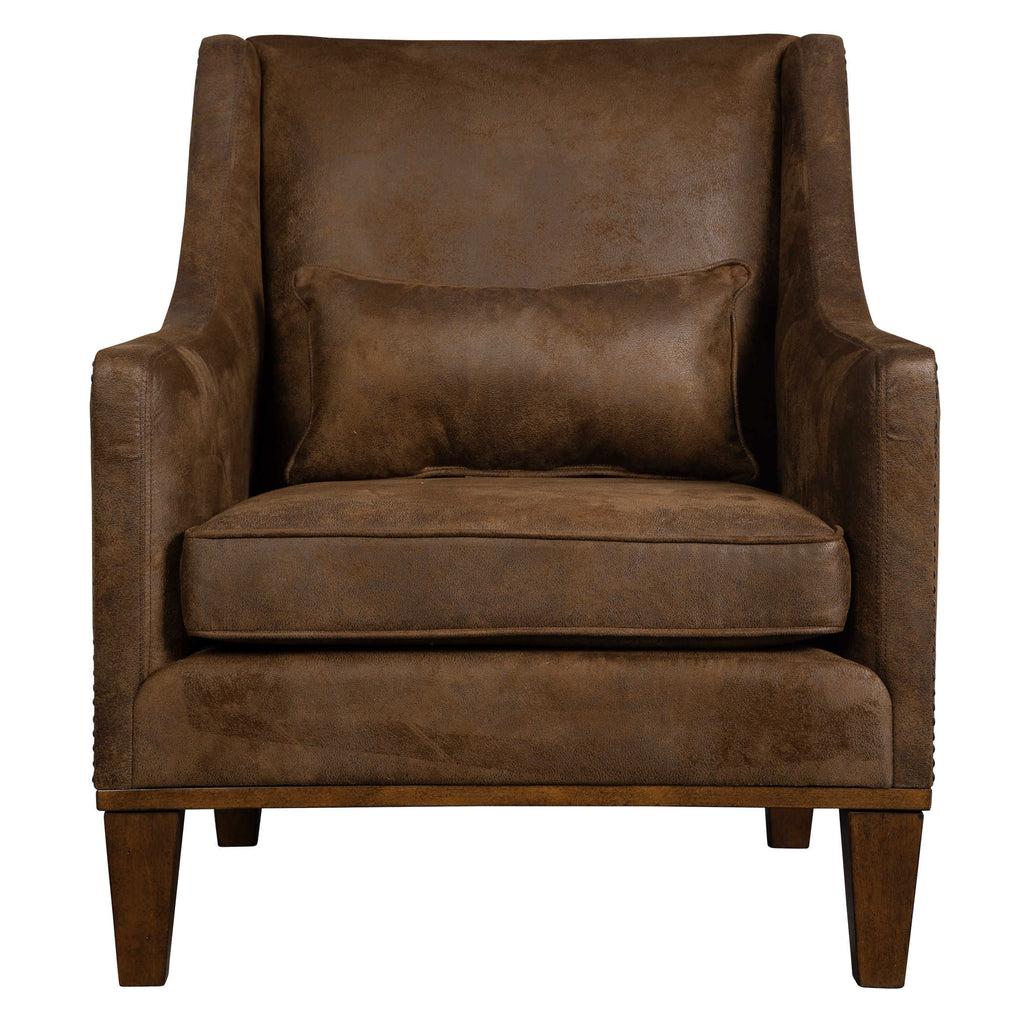 Clay Leather Armchair - Bombay Mercantile
