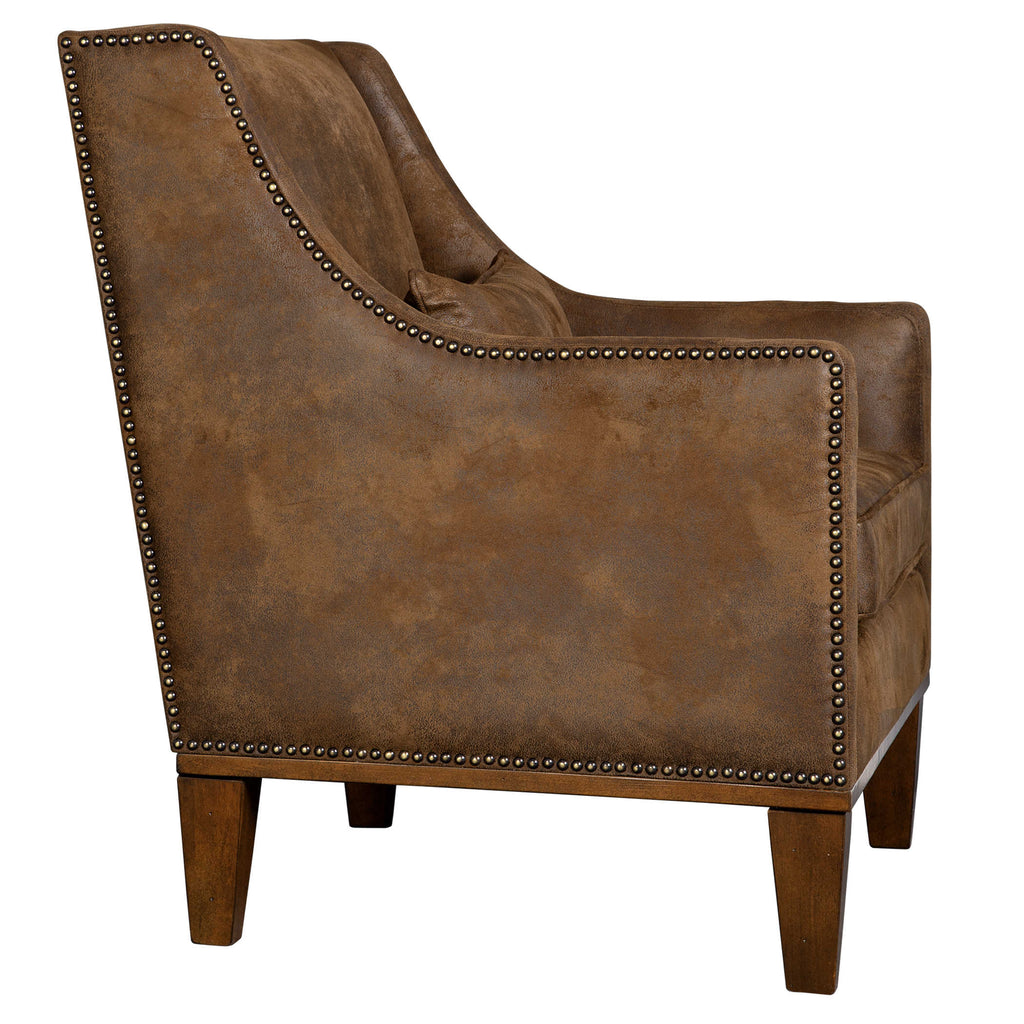Clay Leather Armchair - Bombay Mercantile