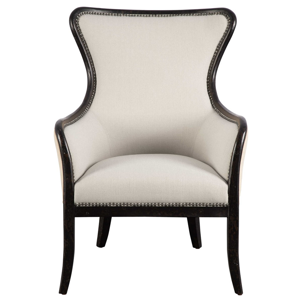 Sandy Wing Back Armchair - Bombay Mercantile