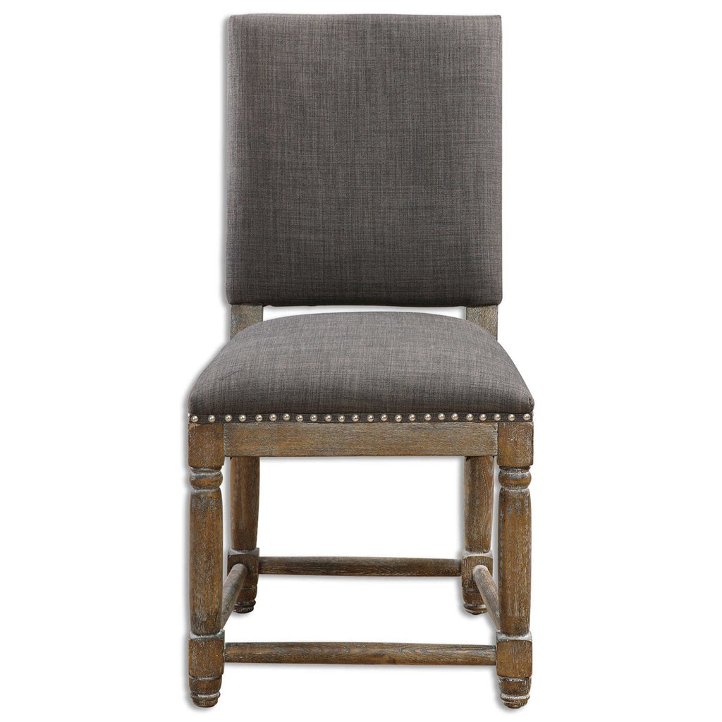 Laurens Gray Accent Chair - Bombay Mercantile