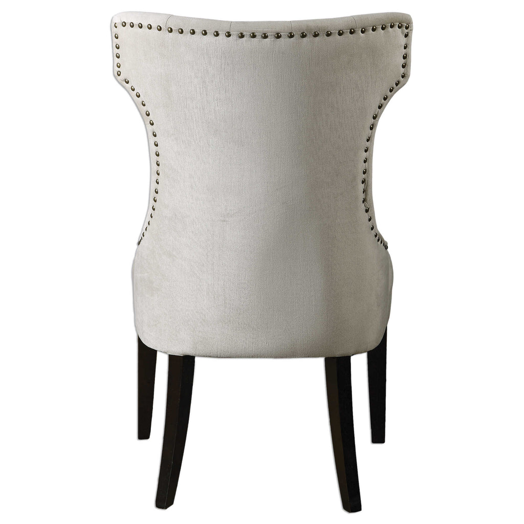 Arlette Tufted Wing Chair - Bombay Mercantile