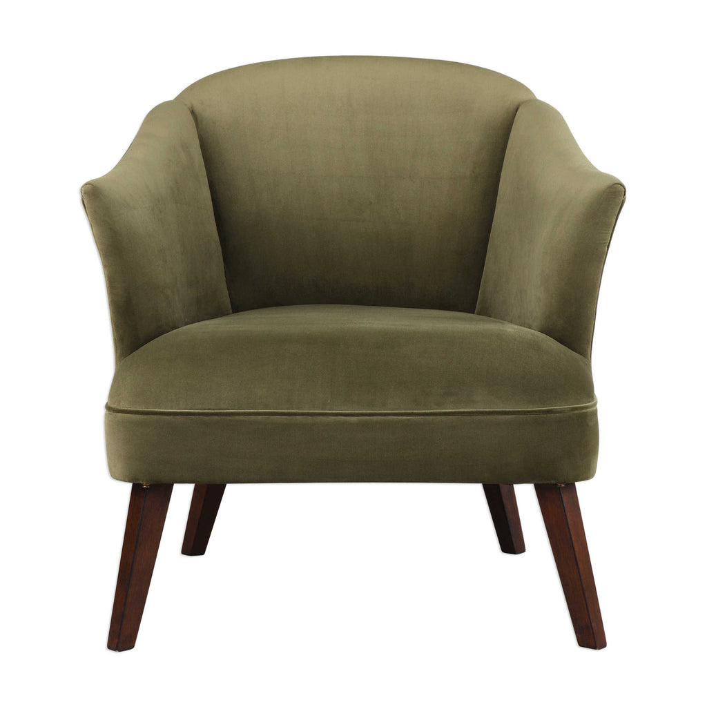 Conroy Olive Accent Chair - Bombay Mercantile