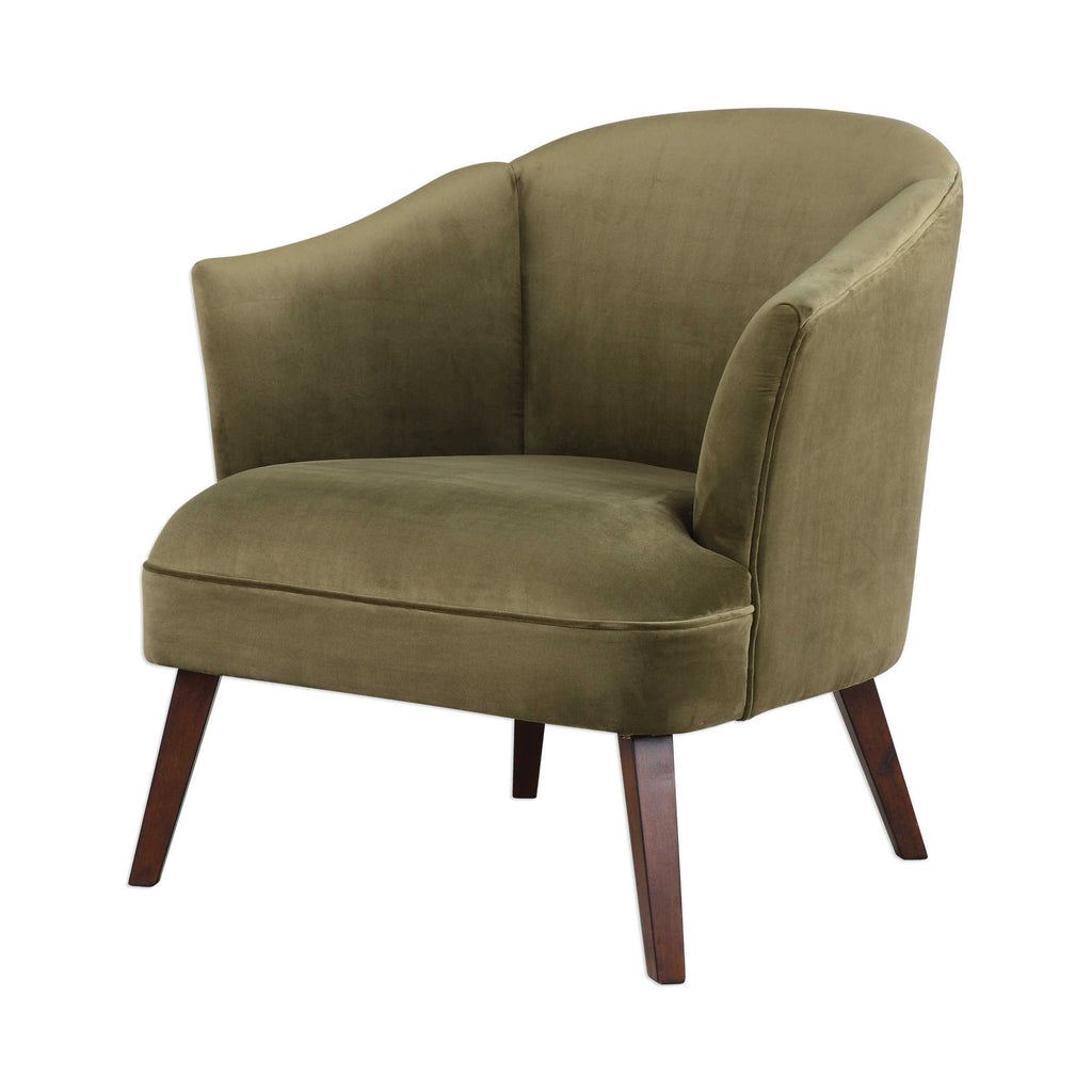 Conroy Olive Accent Chair - Bombay Mercantile