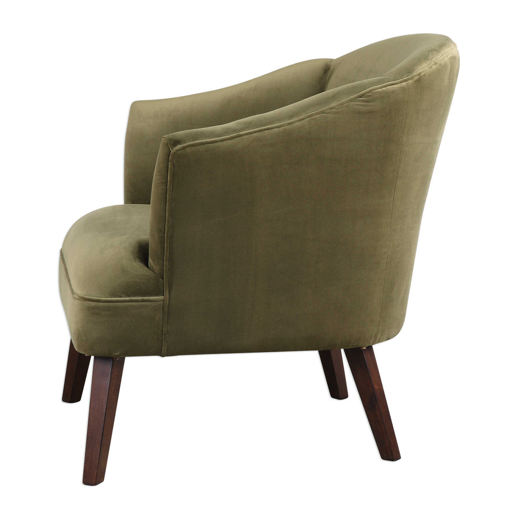 Conroy Olive Accent Chair - Bombay Mercantile