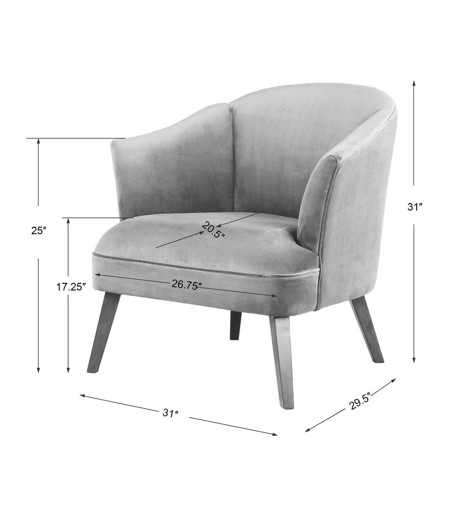 Conroy Olive Accent Chair - Bombay Mercantile