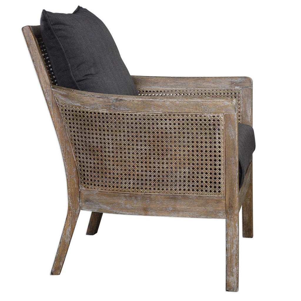Encore Dark Gray Armchair - Bombay Mercantile