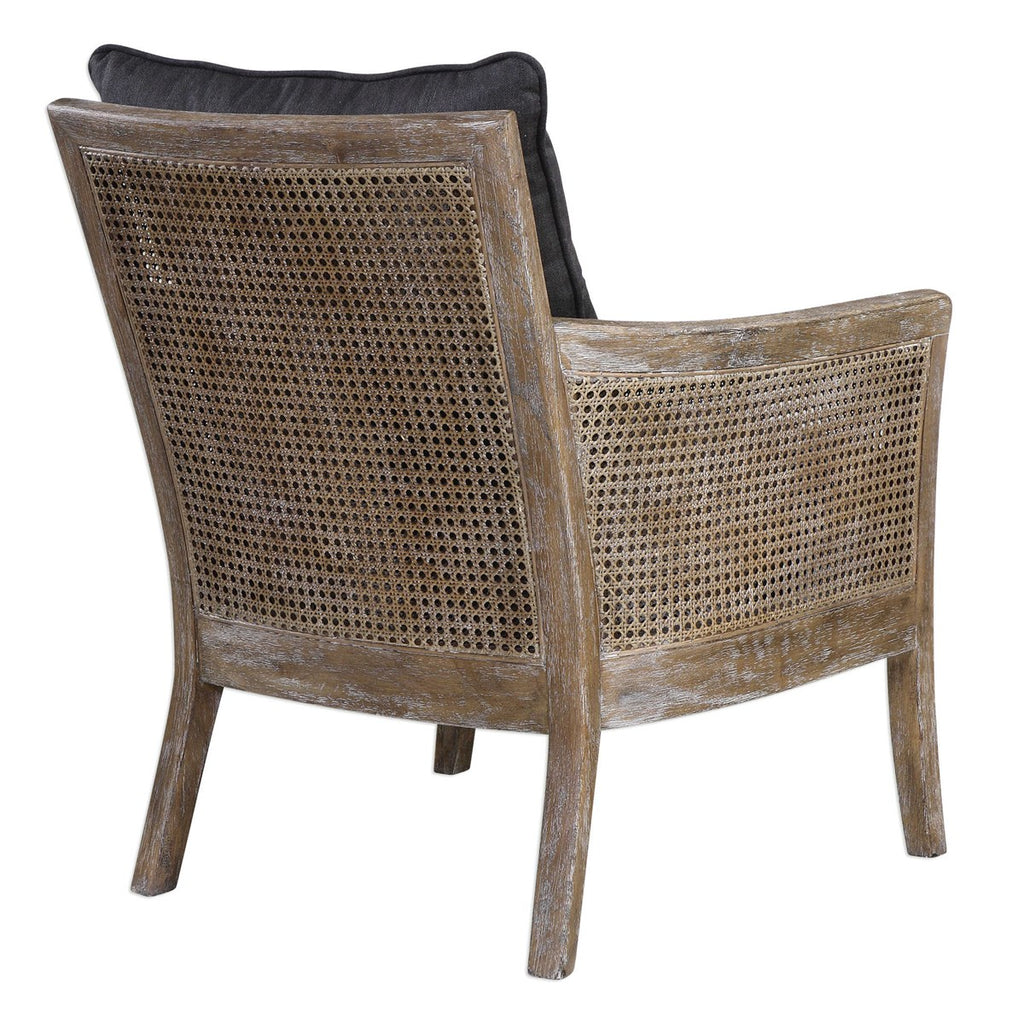Encore Dark Gray Armchair - Bombay Mercantile