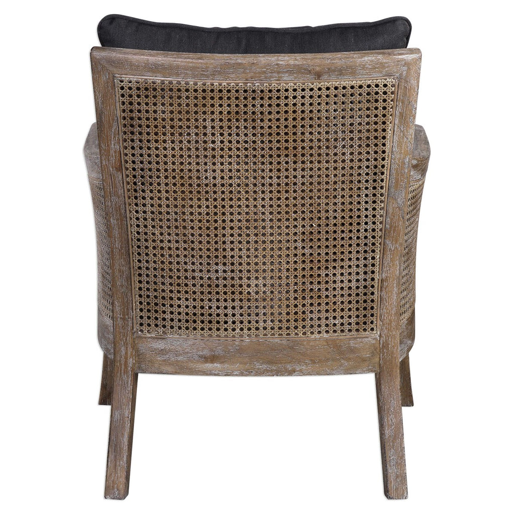 Encore Dark Gray Armchair - Bombay Mercantile