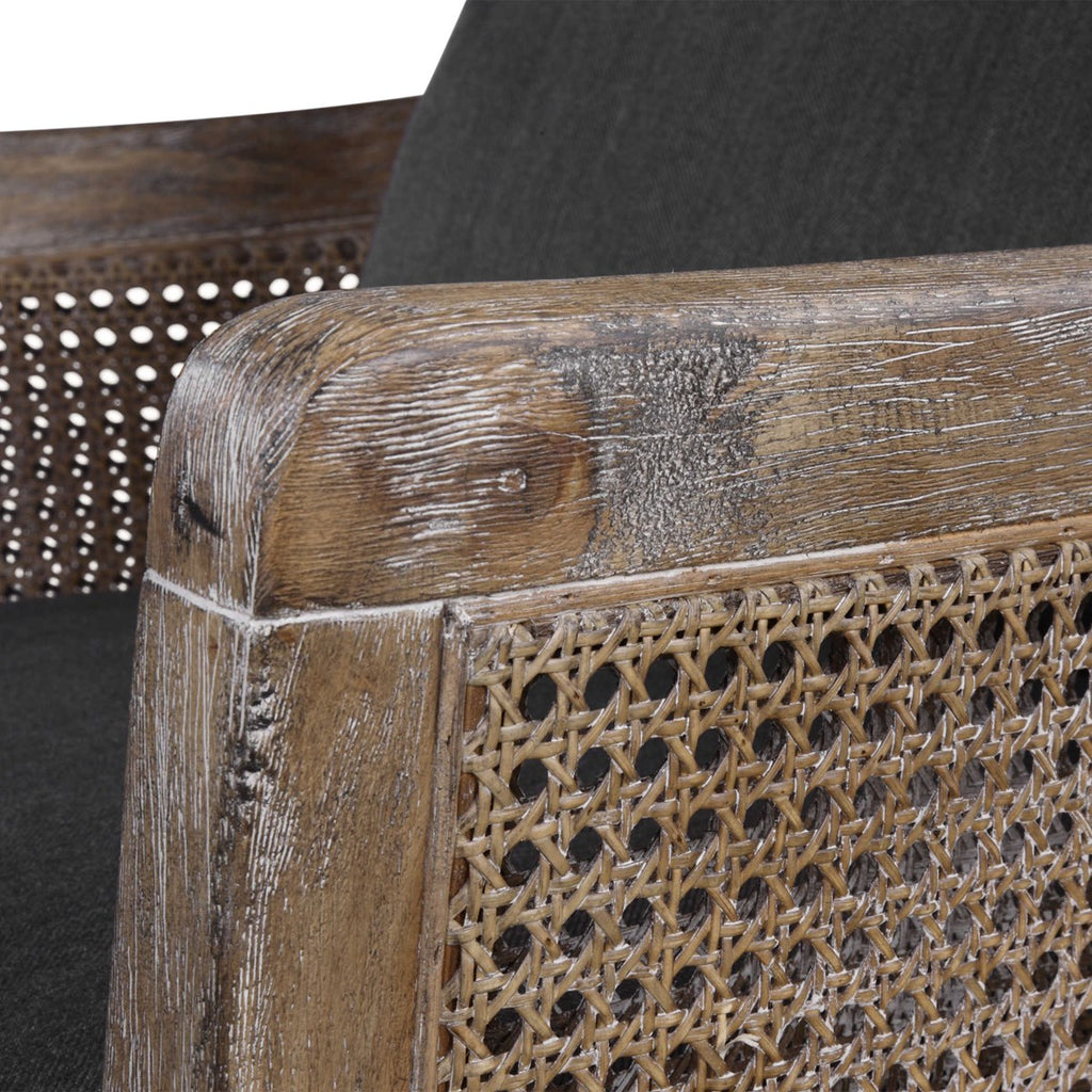 Encore Dark Gray Armchair - Bombay Mercantile